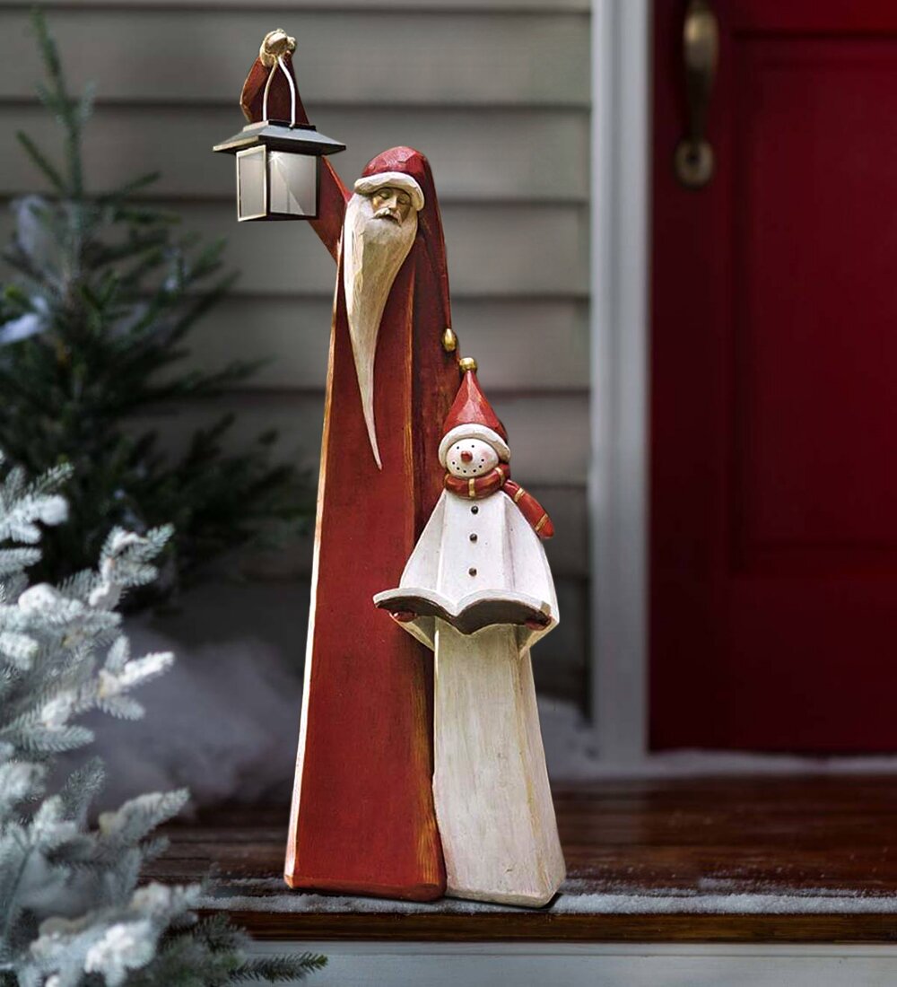 outdoor christmas sculptures