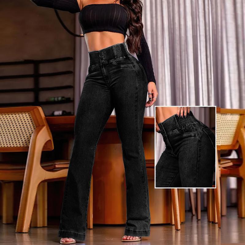 π 50% OFF - Women's Elastic High-Waisted Slim-Fit Stretch Jeans