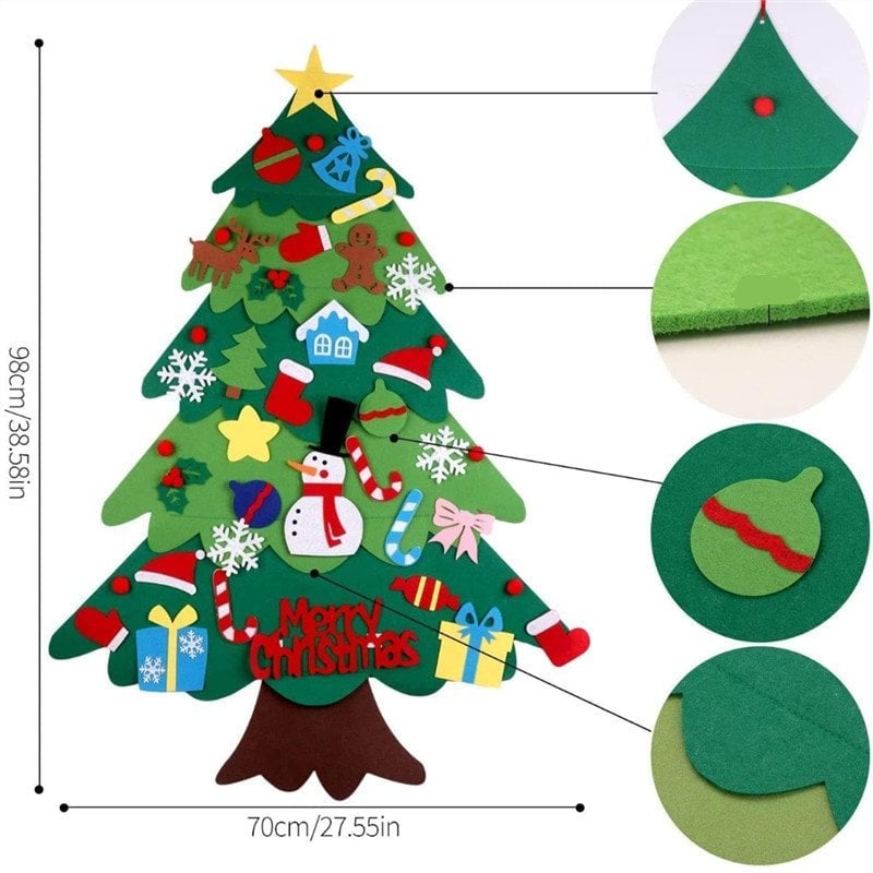 🎄—diy felt christmas tree