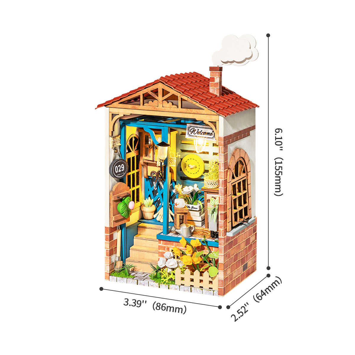 Dream Yard DIY Miniature House DS012 1 : 28