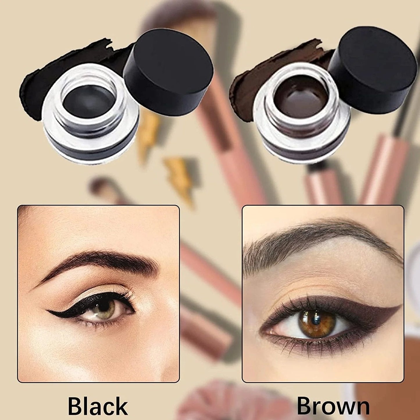 ✨👁️Easy-to-use silicone eyeliner brush