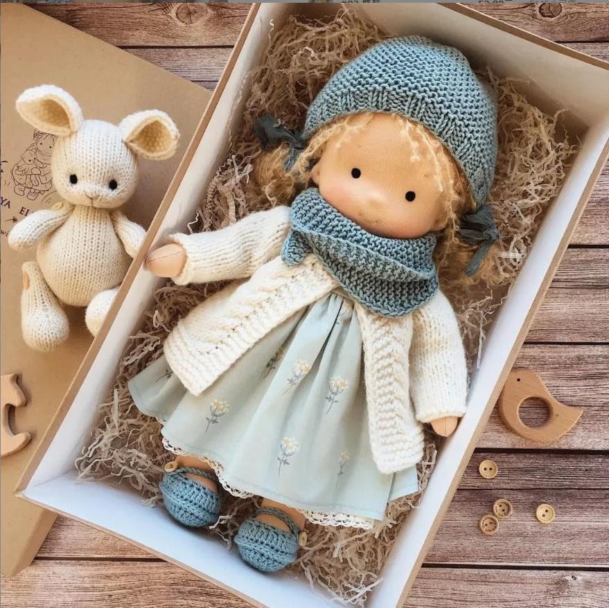 The Best Gift for Kids-Handmade Waldorf Doll👧