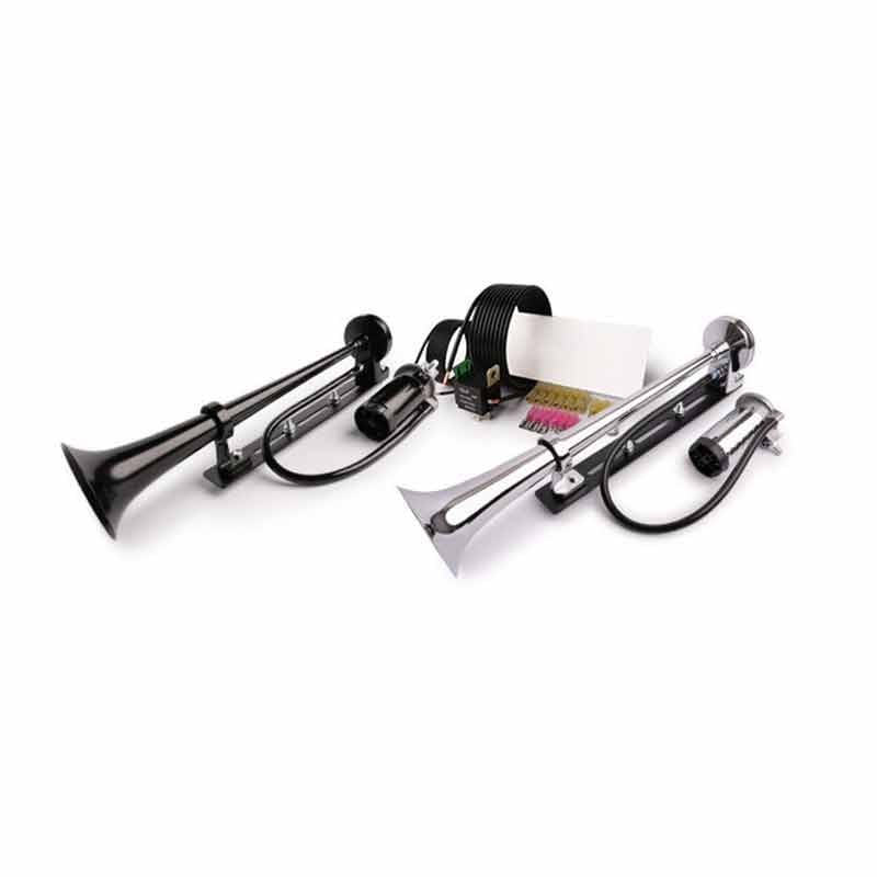 🔥Hot Sale🔥Motorcycle Horn + Mounting Hardware and Complete Wiring Kit