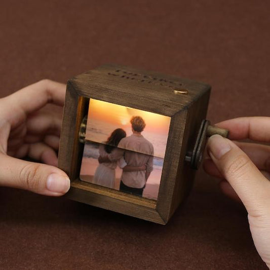Personalized Flip-Photo Animation Box — Creative Anniversary Gift