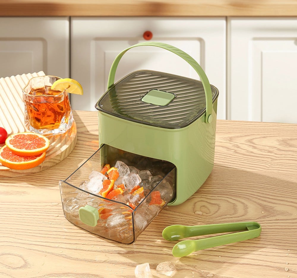 🧊 Summer Best-Seller 🧊 ice cube tray with lid and storage bin
