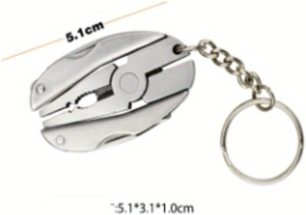 Multifunctional Stainless Steel Pliers & Mini Wrench Tool Set - Compact 5-in-1 Multipurpose Pliers & Wrench Set