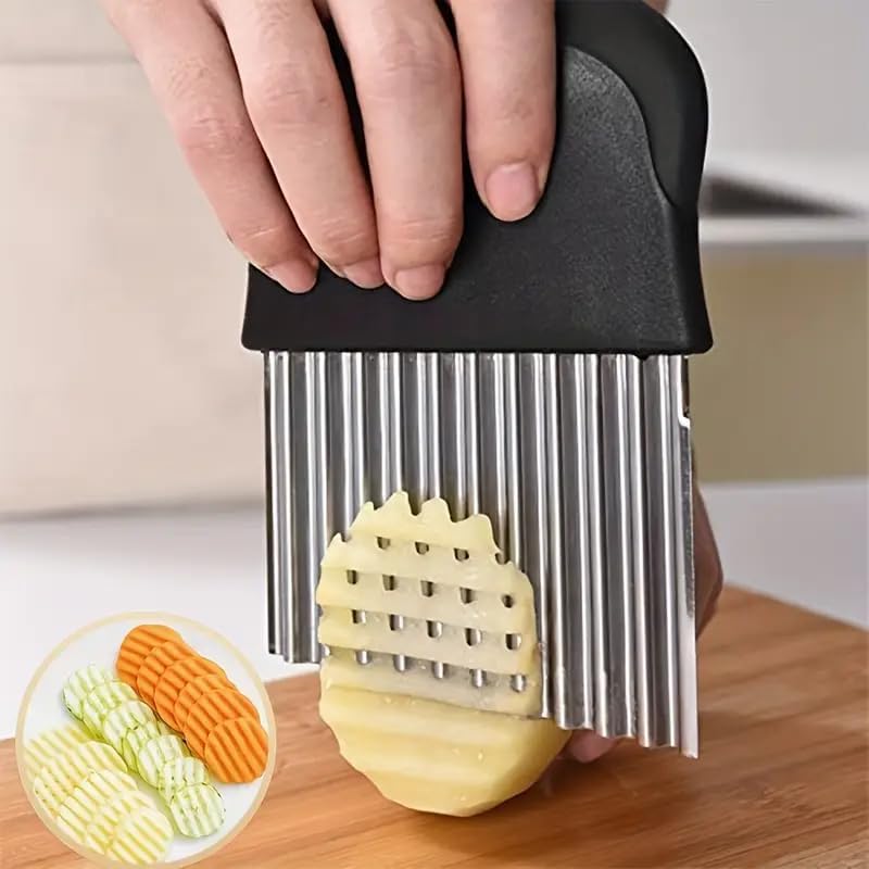 Wavy Knife — Safe Kitchen Fry Cutter