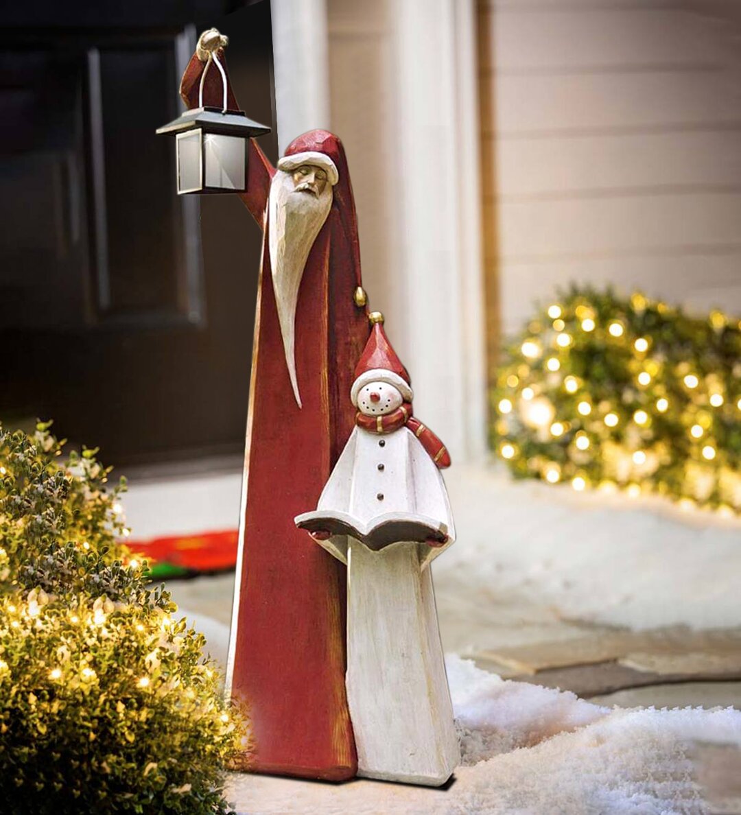 outdoor christmas sculptures