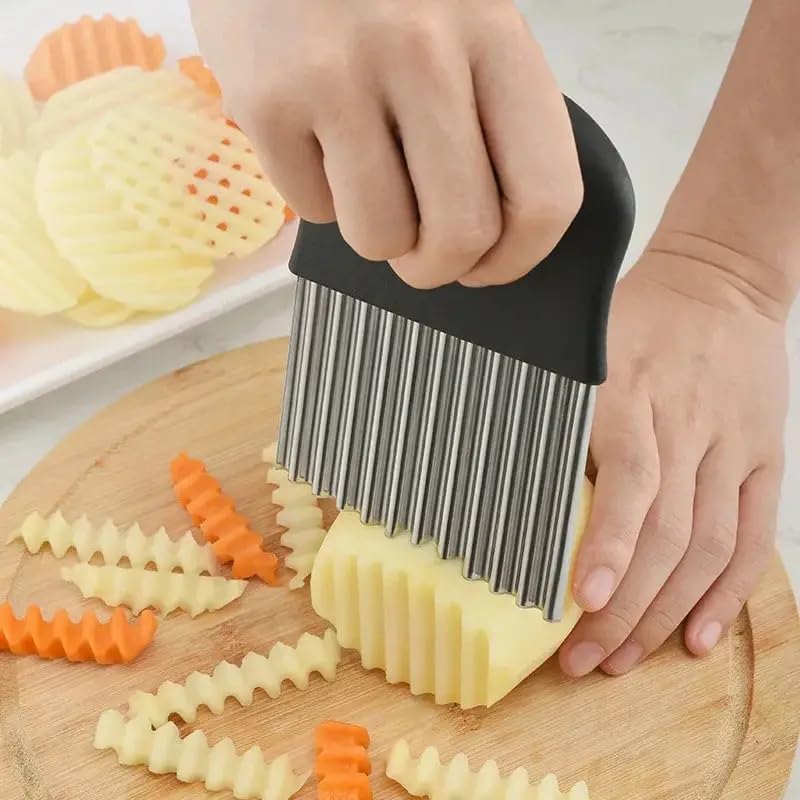 Wavy Knife — Safe Kitchen Fry Cutter