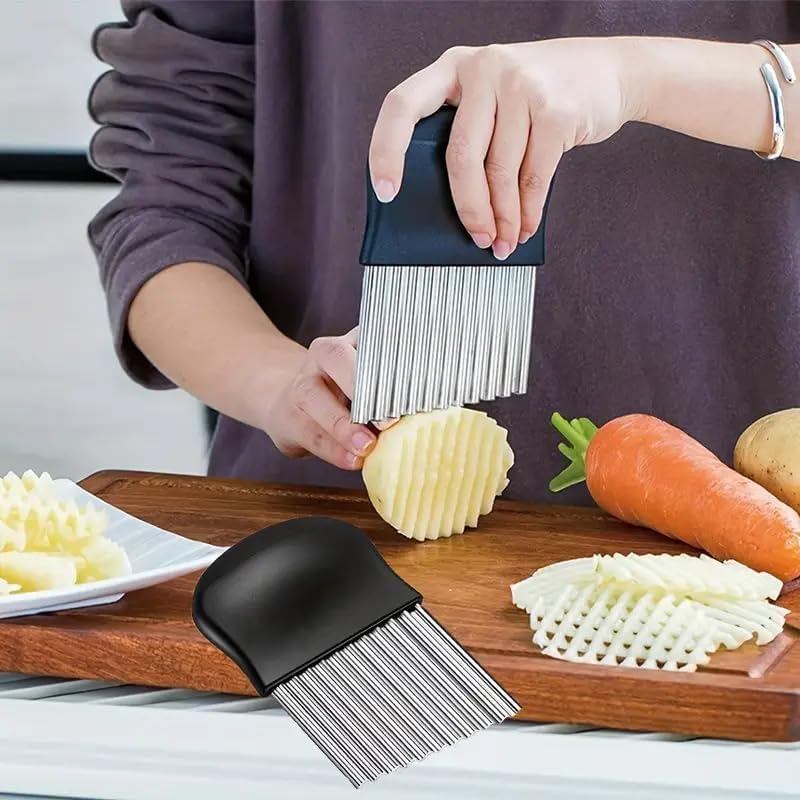 Wavy Knife — Safe Kitchen Fry Cutter