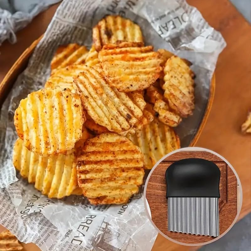 Wavy Knife — Safe Kitchen Fry Cutter