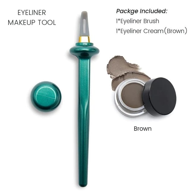 ✨👁️Easy-to-use silicone eyeliner brush