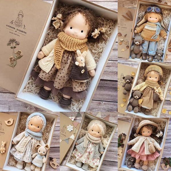 The Best Gift for Kids-Handmade Waldorf Doll👧