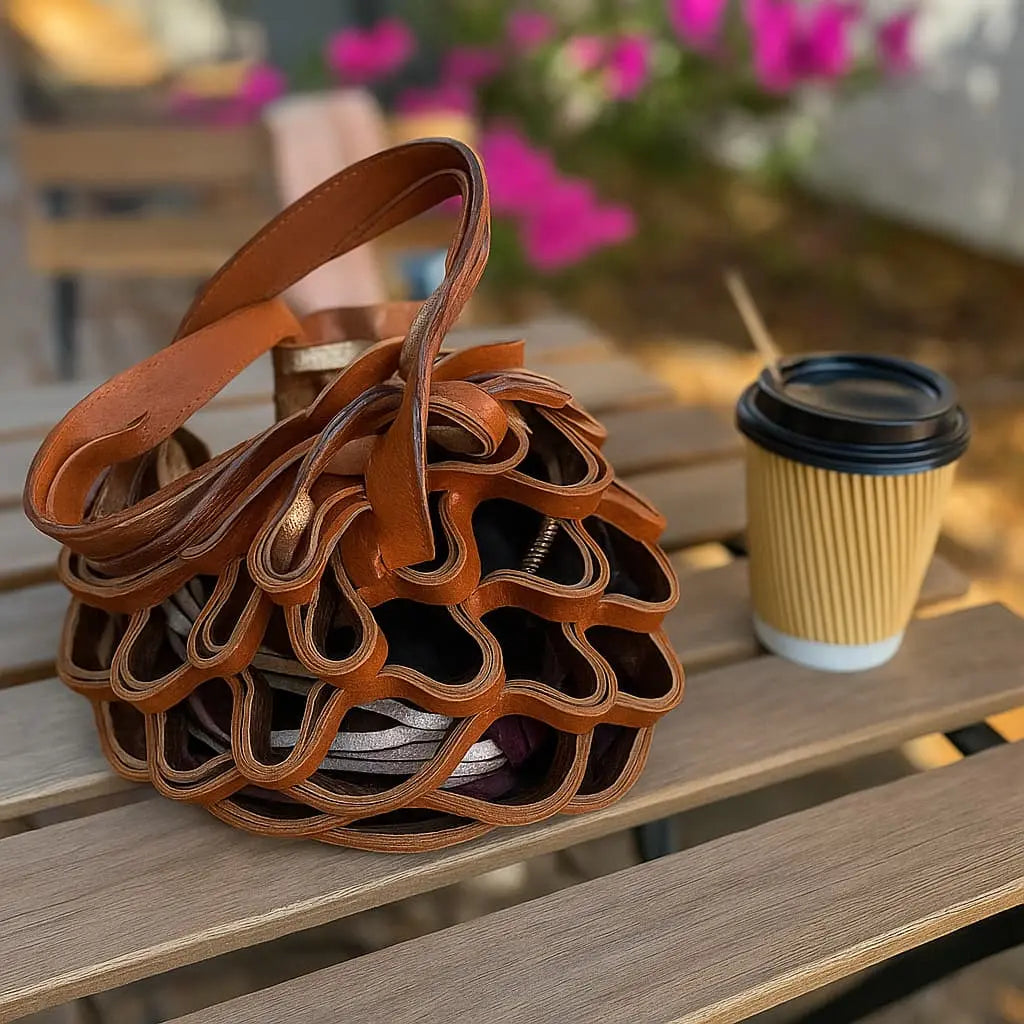 🛍️Christmas Sale🛍️ The Zest Bag Leather Folding Tote Bag