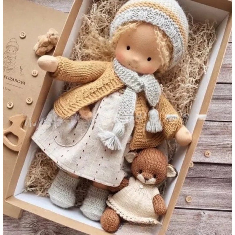 The Best Gift for Kids-Handmade Waldorf Doll👧