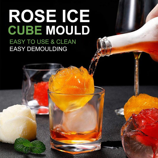 👍 Buy 2 Get 1 Free - Rose Shaped Ice Mold 🌹🧊