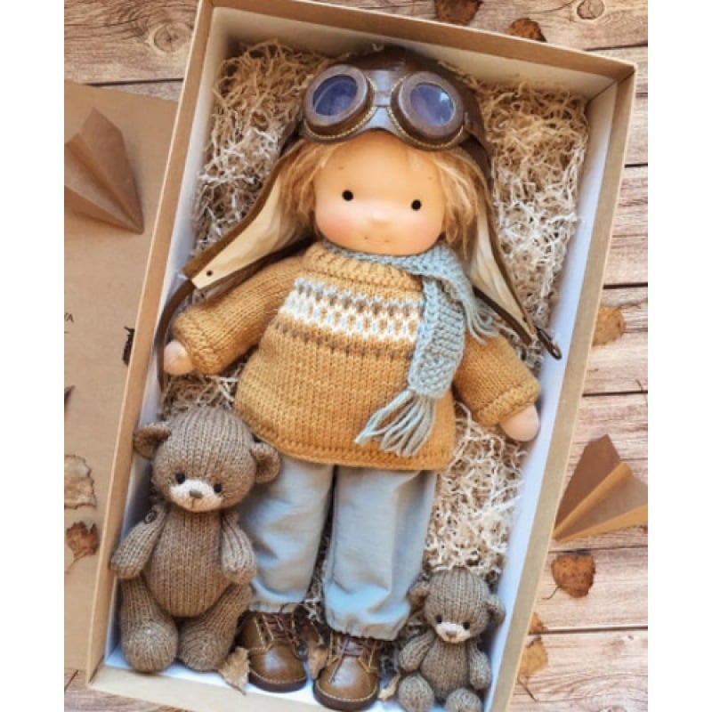 The Best Gift for Kids-Handmade Waldorf Doll👧