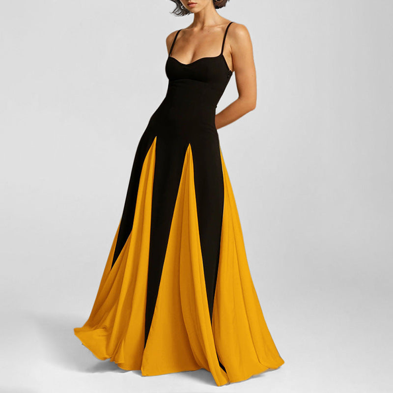 Elegant and Sexy Backless Slim-Fit Dress