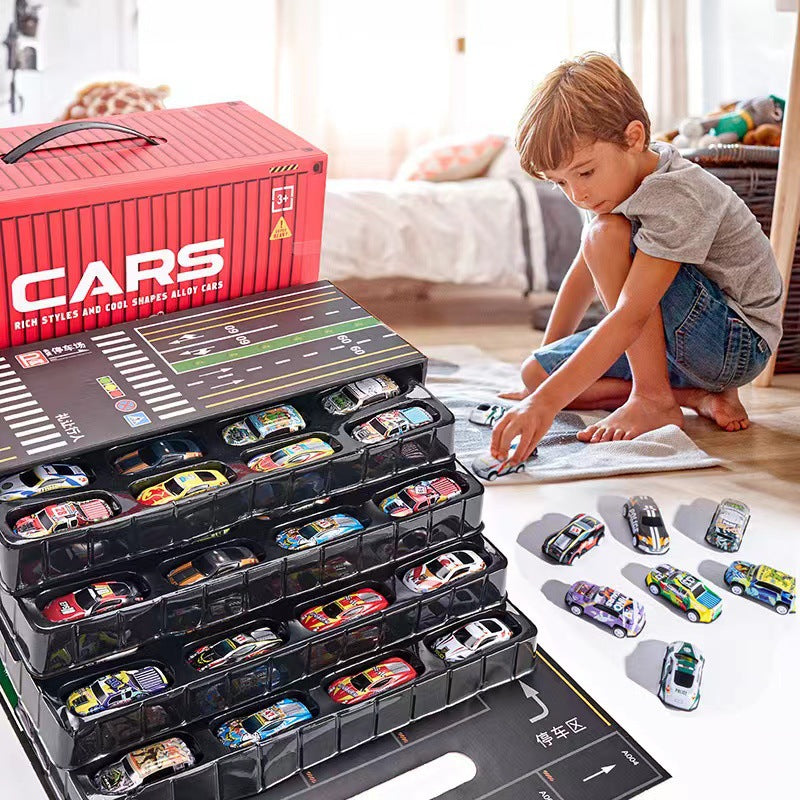 48 Mini Pullback Cars Children's Gift Set - Inertia Toy Cars