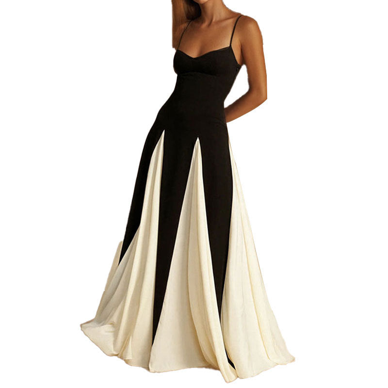 Elegant and Sexy Backless Slim-Fit Dress