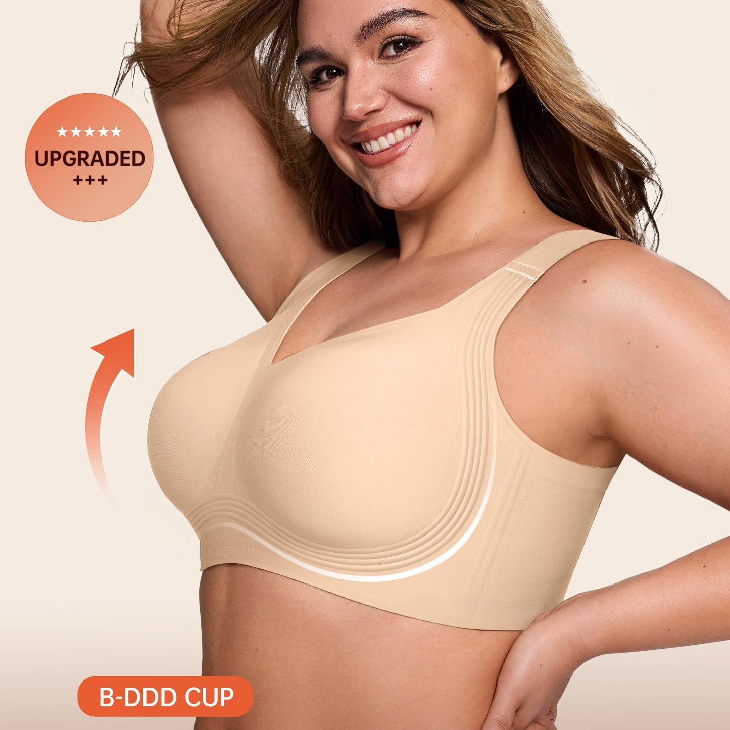 Women's Large-Cup Seamless Lingerie
