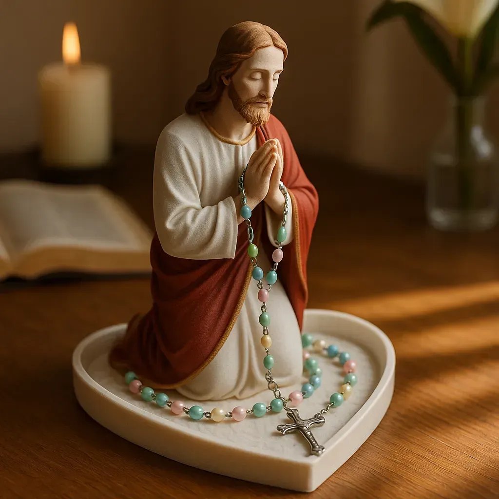 Virgin Mary Rosary Holder (Necklace not included)