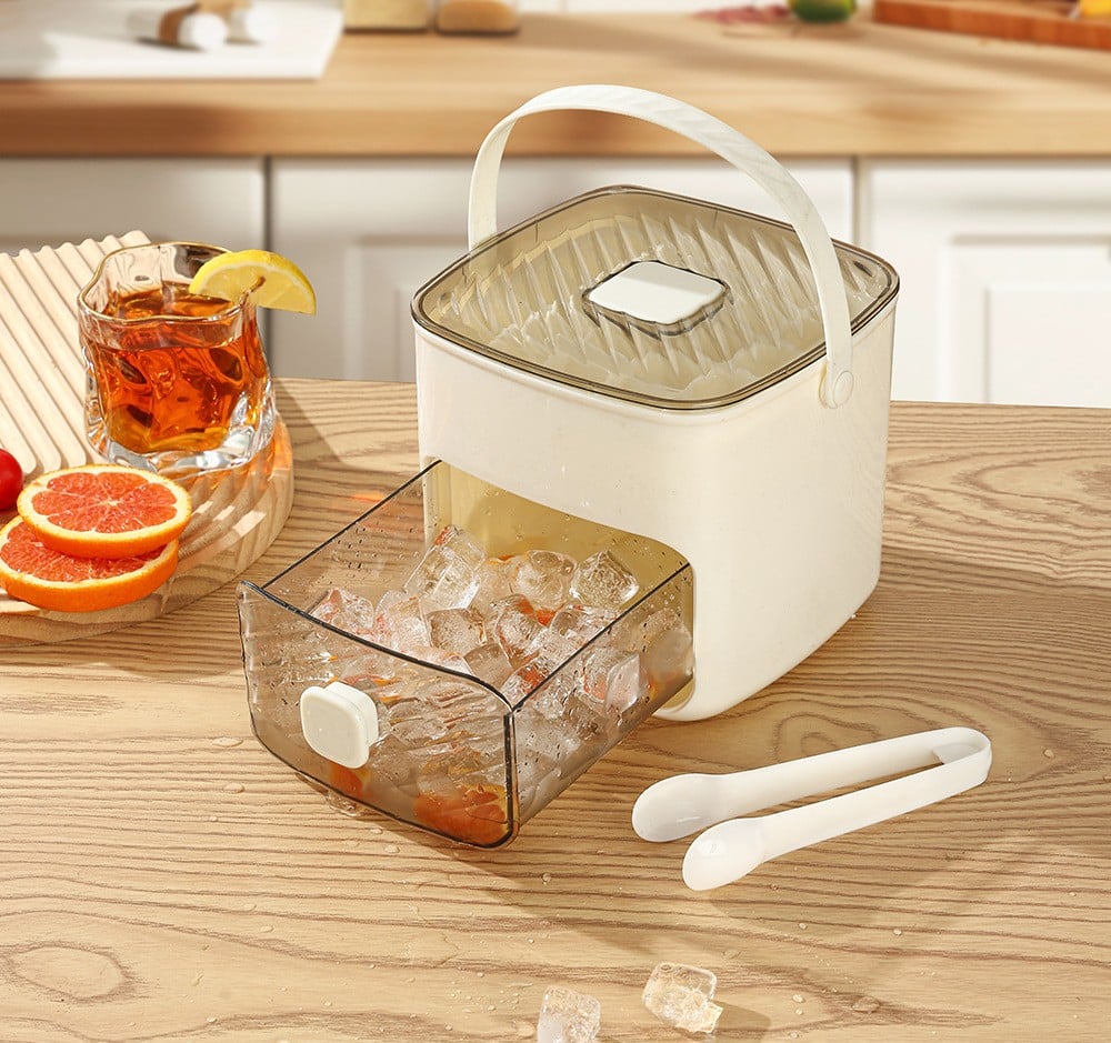 🧊 Summer Best-Seller 🧊 ice cube tray with lid and storage bin