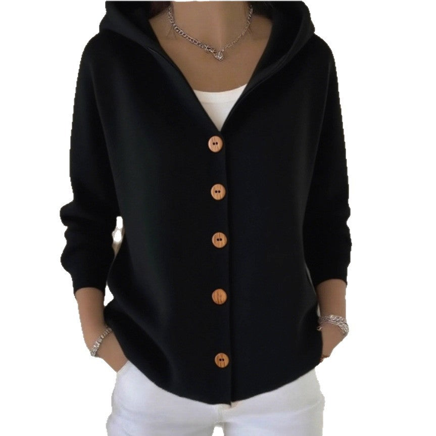 Best Sellers🔥Women Cotton Plain Long Sleeve Comfy Casual Cardigan
