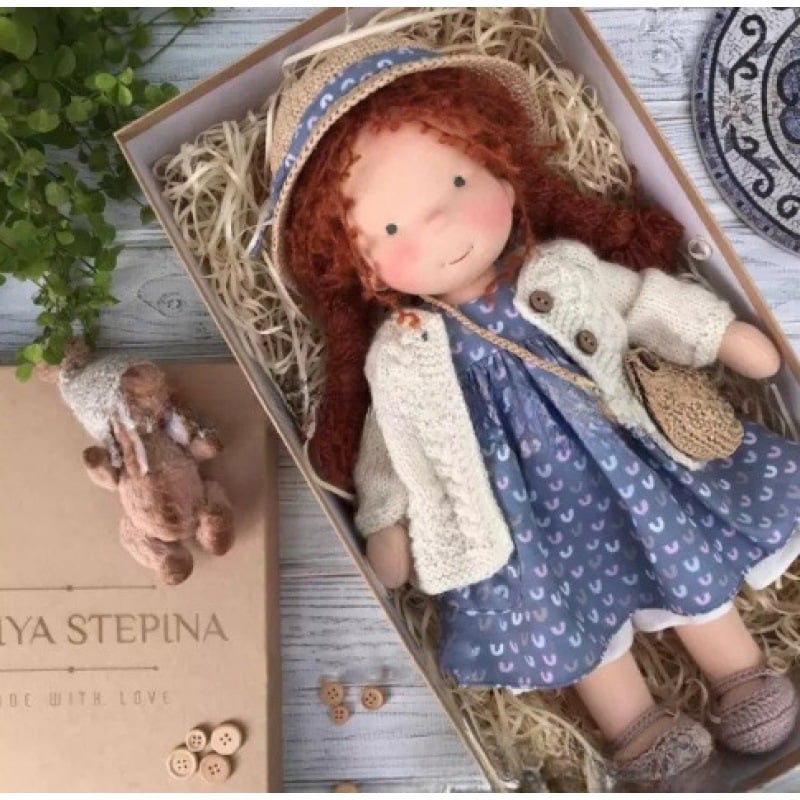 The Best Gift for Kids-Handmade Waldorf Doll👧