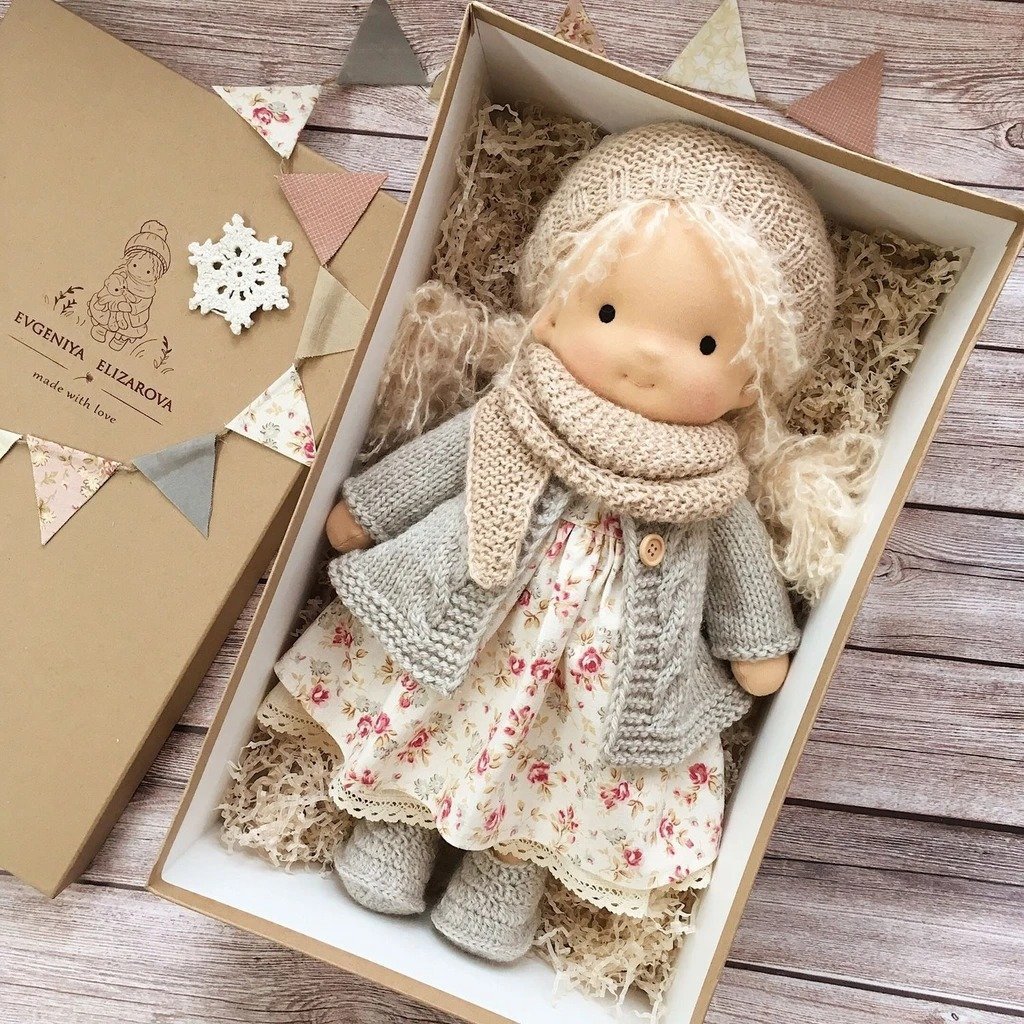 The Best Gift for Kids-Handmade Waldorf Doll👧
