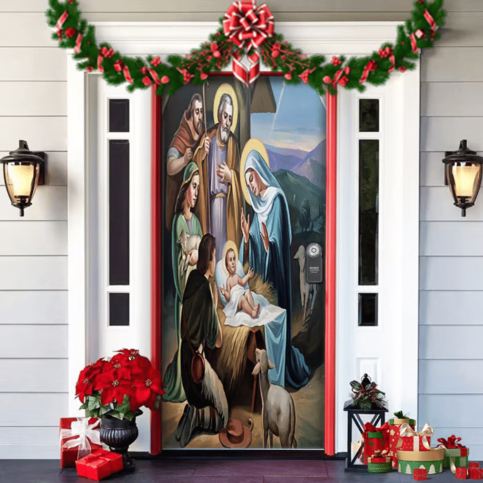 🌟🌟Christmas and Halloween front door decoration