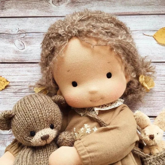 The Best Gift for Kids-Handmade Waldorf Doll👧
