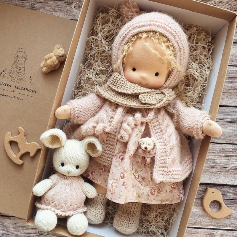The Best Gift for Kids-Handmade Waldorf Doll👧