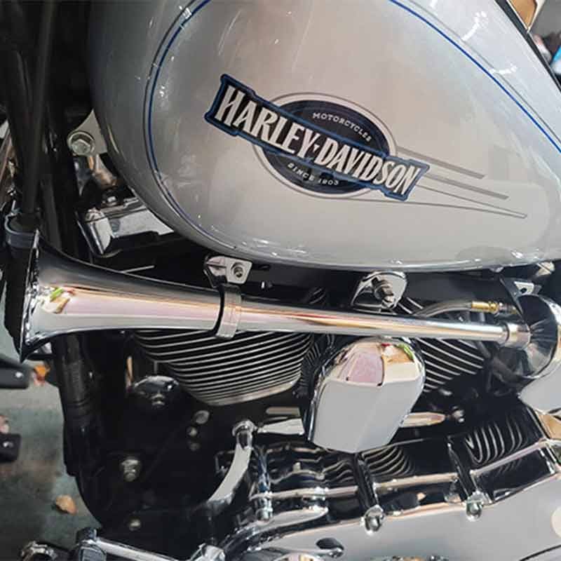 🔥Hot Sale🔥Motorcycle Horn + Mounting Hardware and Complete Wiring Kit