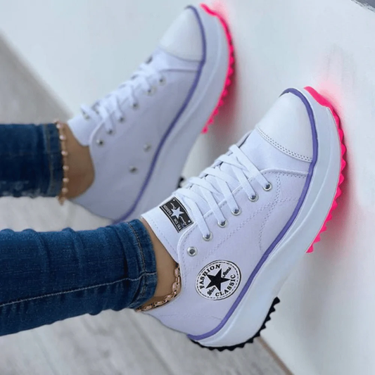 CANVAS SHOES WOMEN FASHION TRAINERS