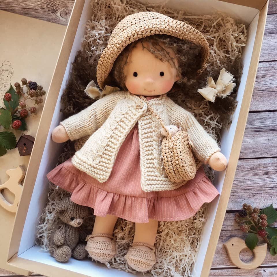 The Best Gift for Kids-Handmade Waldorf Doll👧