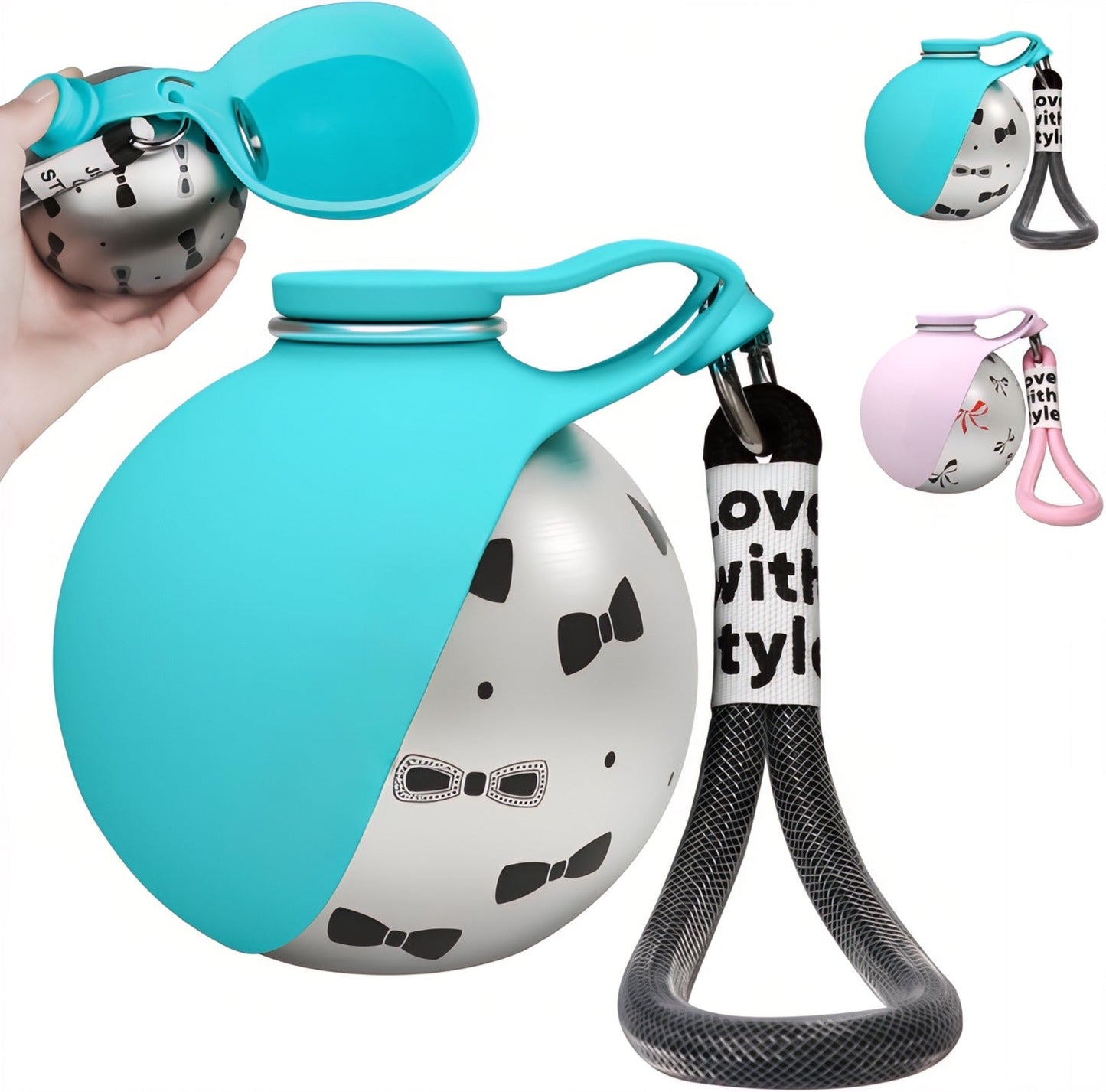 🔥50% Off — Final Week🔥2-in-1 Portable Dog Water Bottle