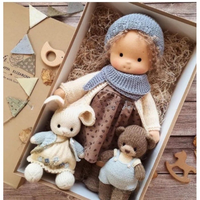 The Best Gift for Kids-Handmade Waldorf Doll👧