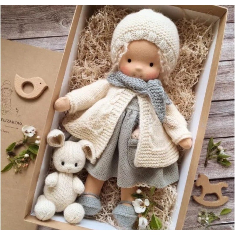 The Best Gift for Kids-Handmade Waldorf Doll👧